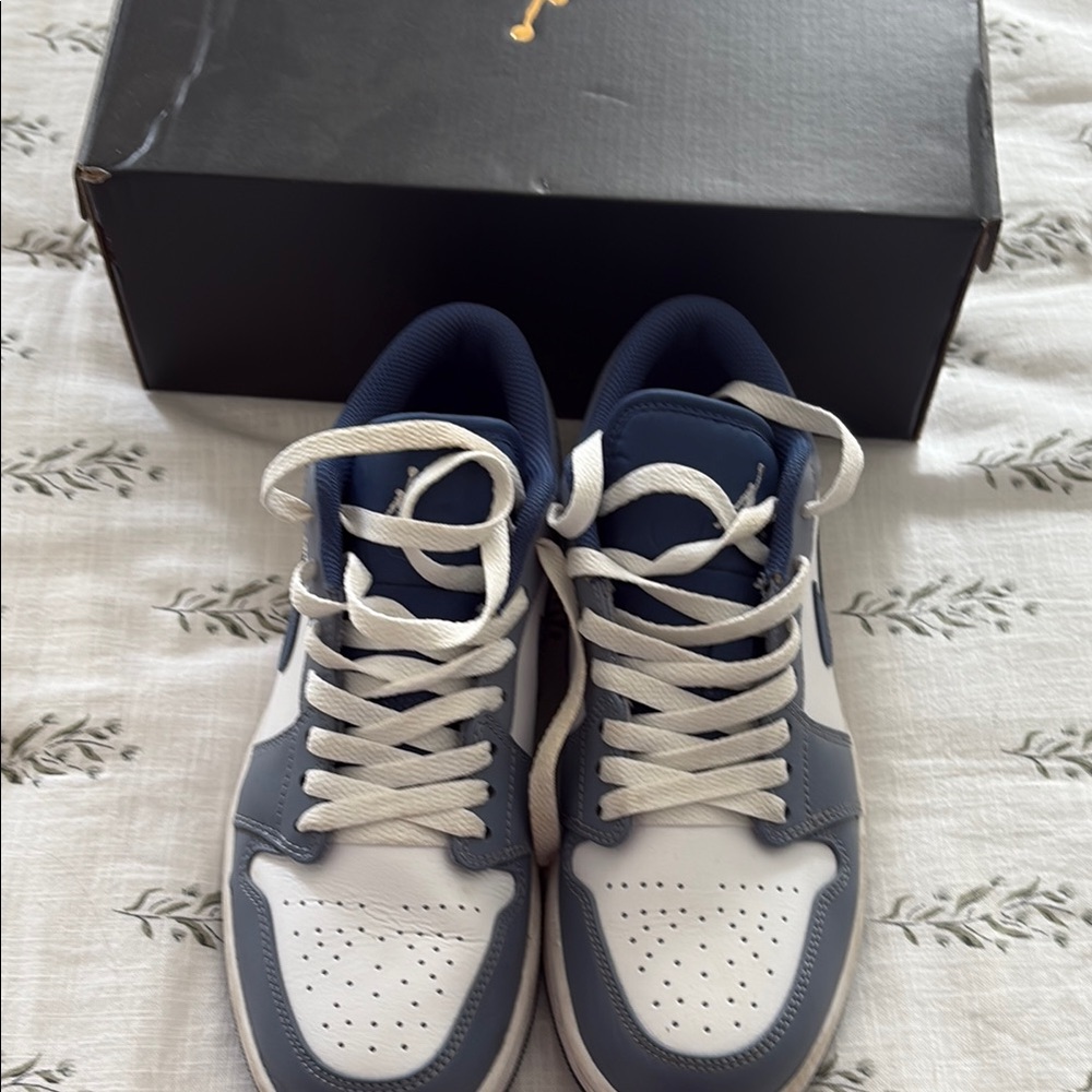 Jordan Athletic Shoes - Blue and White
